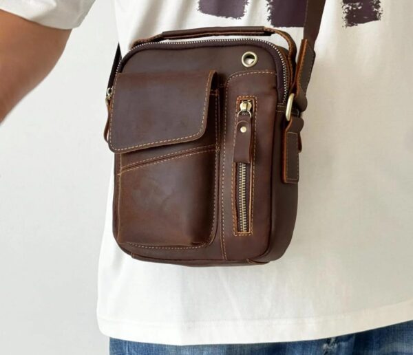 Leather-Multi-Pocket-Crossbody-Bag