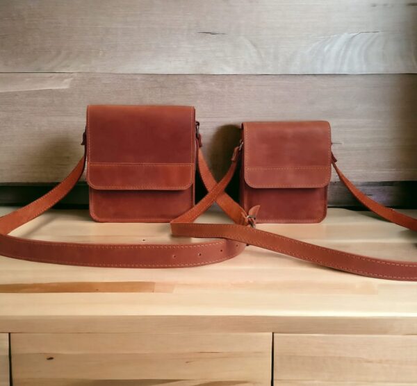 Leather Shoulder Messenger Bag