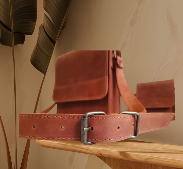 Leather Shoulder Messenger Bag