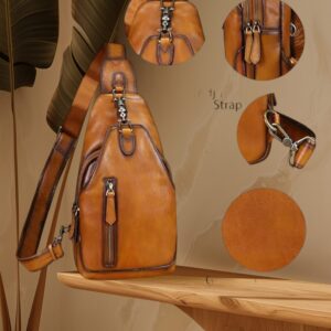 Leather Unisex Sling Bag