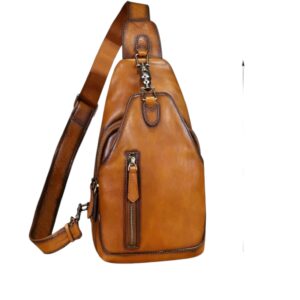Leather Unisex Sling Bag