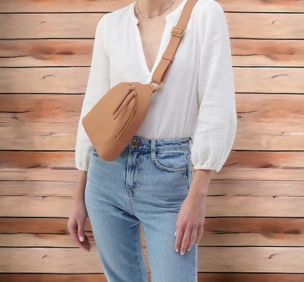 Stylish Leather Sling Bag